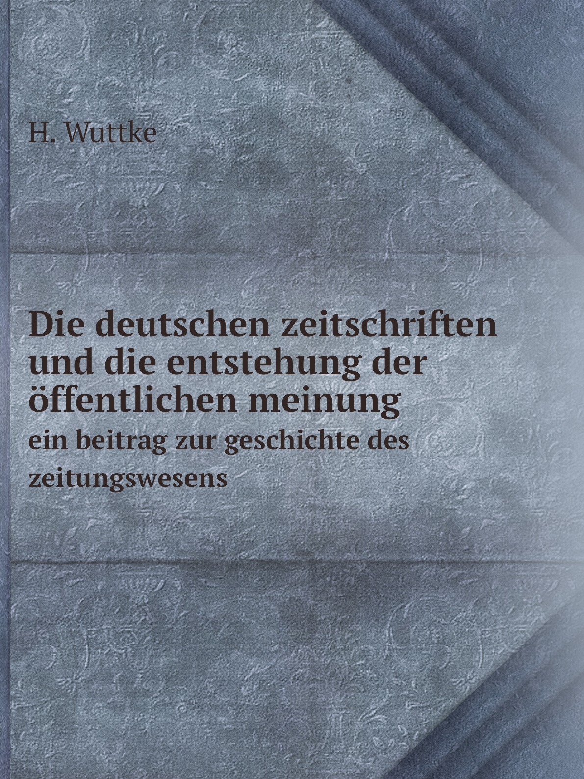 

Die deutschen zeitschriften und die entstehung der offentlichen meinung