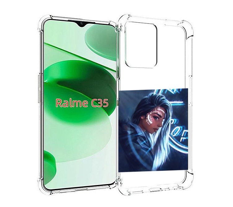 

Чехол MyPads девушка-из-антарктиды женский для Realme C35 / Narzo 50A Prime, Прозрачный, Tocco