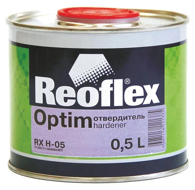 фото Отвердитель reoflex rx h-05 для лака optim ms 2+1 0,5 л