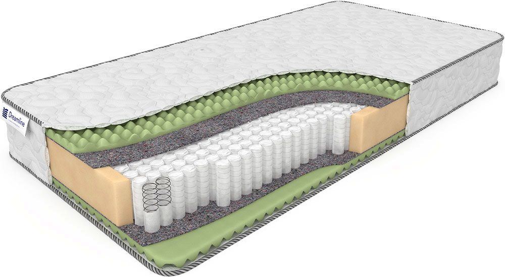 

Матрас Dreamline Komfort Massage S1000 70х220, Бежевый;белый;серый;серебристый, Komfort Massage S1000