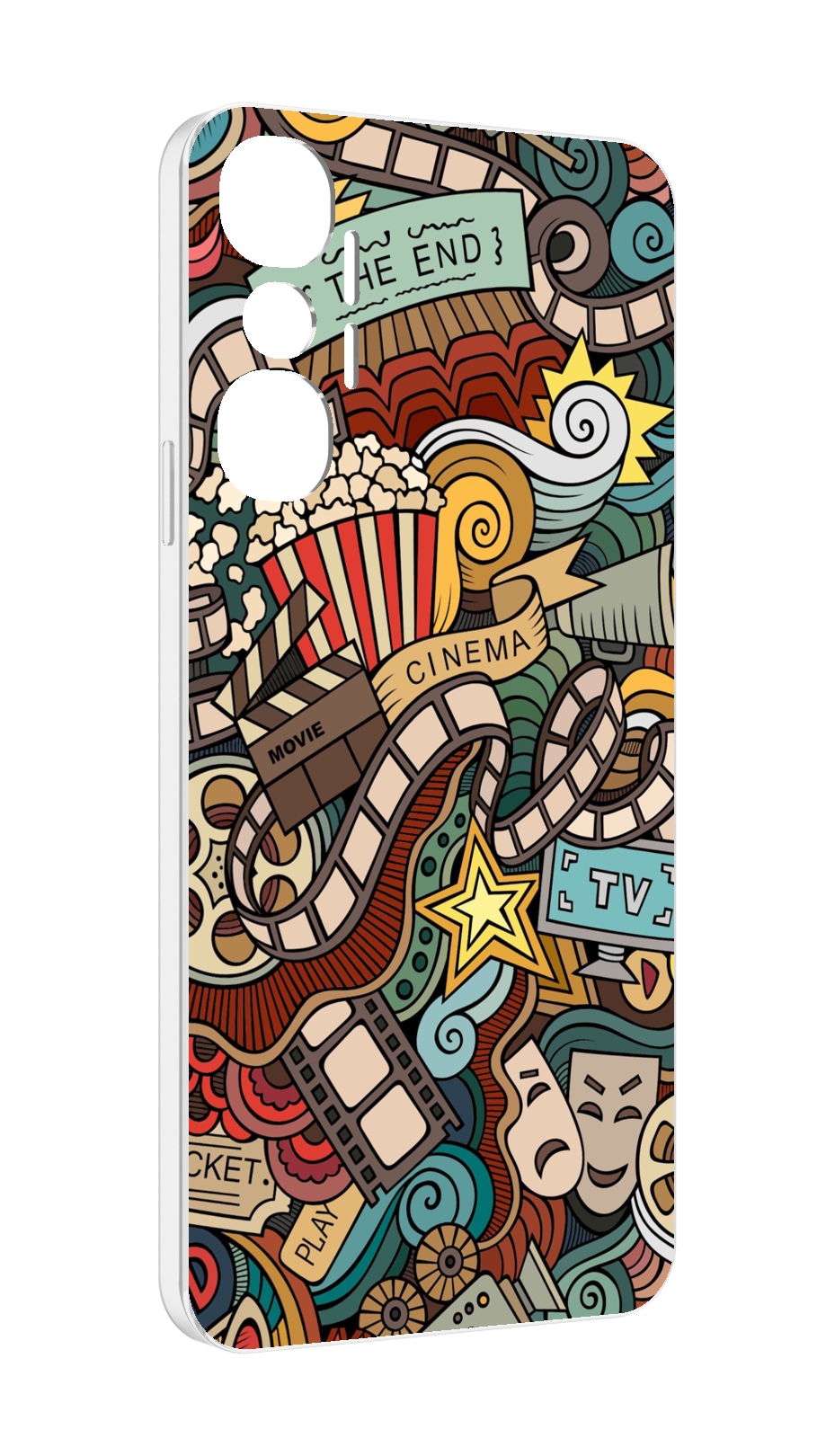 

Чехол MyPads любимое кино для Infinix Hot 20 4G, Прозрачный, Tocco