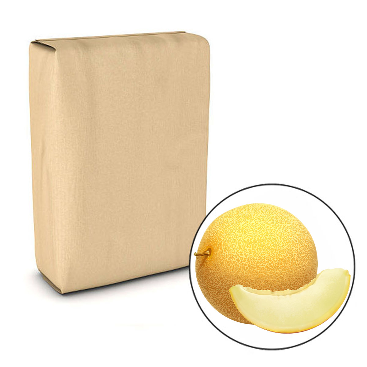 Смесь ShopBubbleTea для баблти порошок Дыня, 1 кг