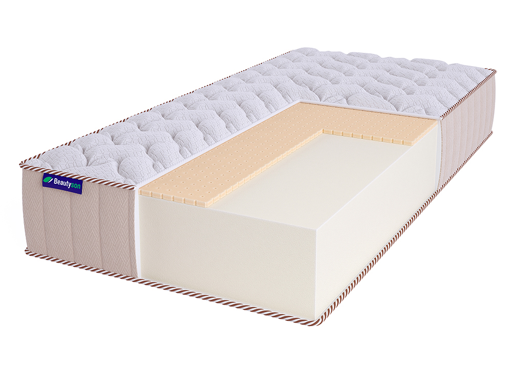 

Матрас BeautySon FOAM 21 Latex LUX 155х180, Белый, FOAM 21 Lateх LUх