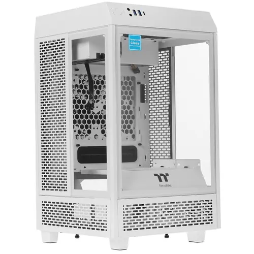 

Корпус компьютерный NoBrand Thermaltake The Tower 100 Snow (941825) белый, Thermaltake The Tower 100 Snow