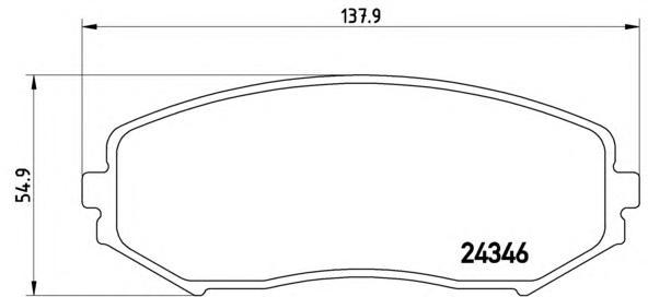 

Колодки дисковые п. Suzuki Grand Vitara 1.6VVT/2.0i JLX/1.9DDiS/2.0DLXi 0 P79018 =1225 02