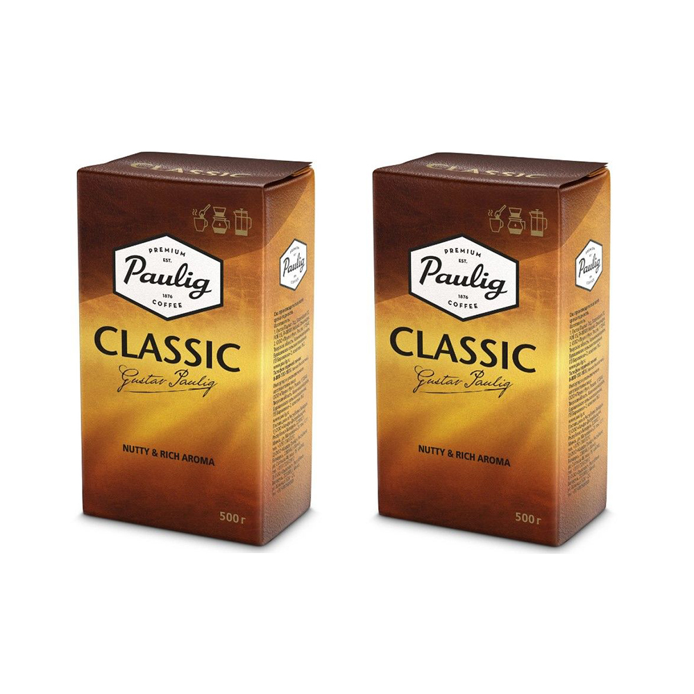 

Кофе молотый Paulig Classic 2 шт по 500 г