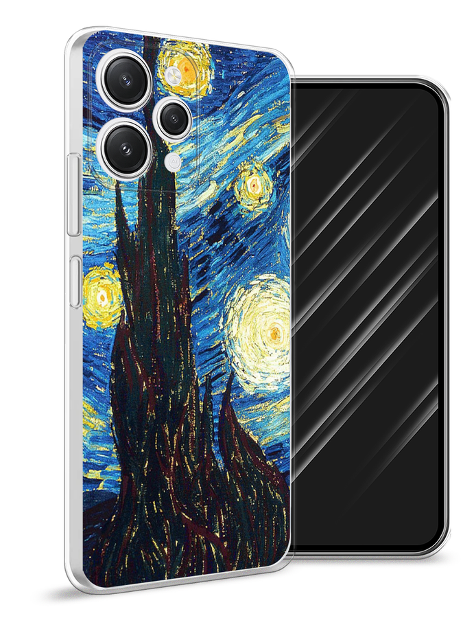 

Чехол Awog на Xiaomi Redmi 12 "Ван Гог Звездная ночь", Желтый, 319250-9