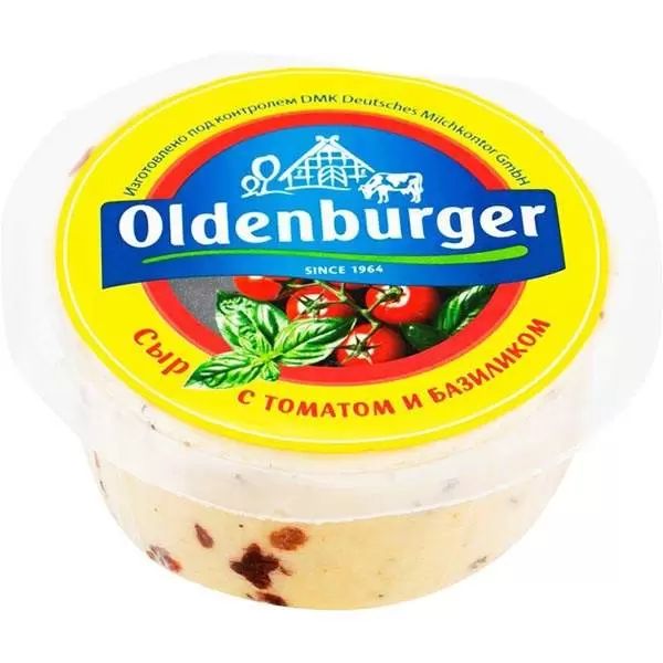 

Сыр полутвердый Oldenburger с томатами и базиликом 50% 3,6 кг