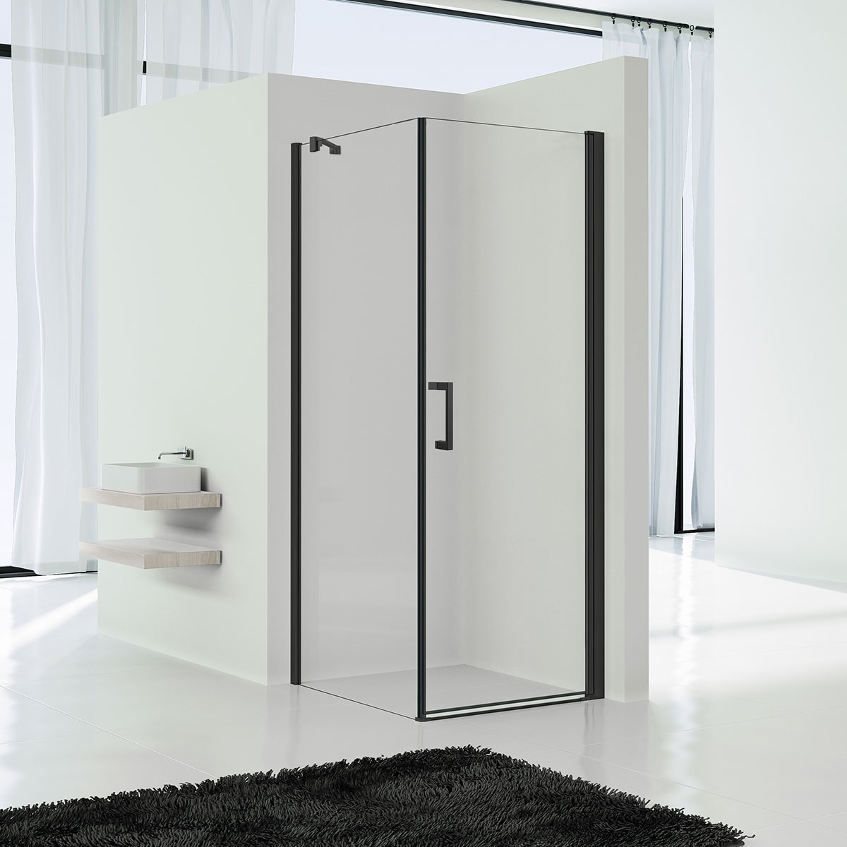 

Душевой уголок Vincea Orta VSR-1O 90x90 CLB