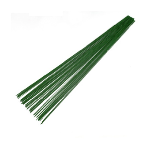 Проволока 1 мм х 40 см Азалия Декор зеленая прямо обрезанная 20 шт