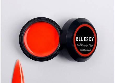 фото Гель bluesky pudding gel neon темно-оранжевый