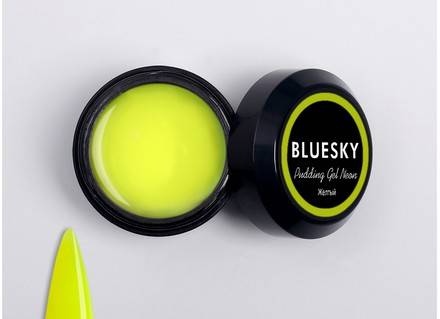 фото Гель bluesky pudding gel neon желтый