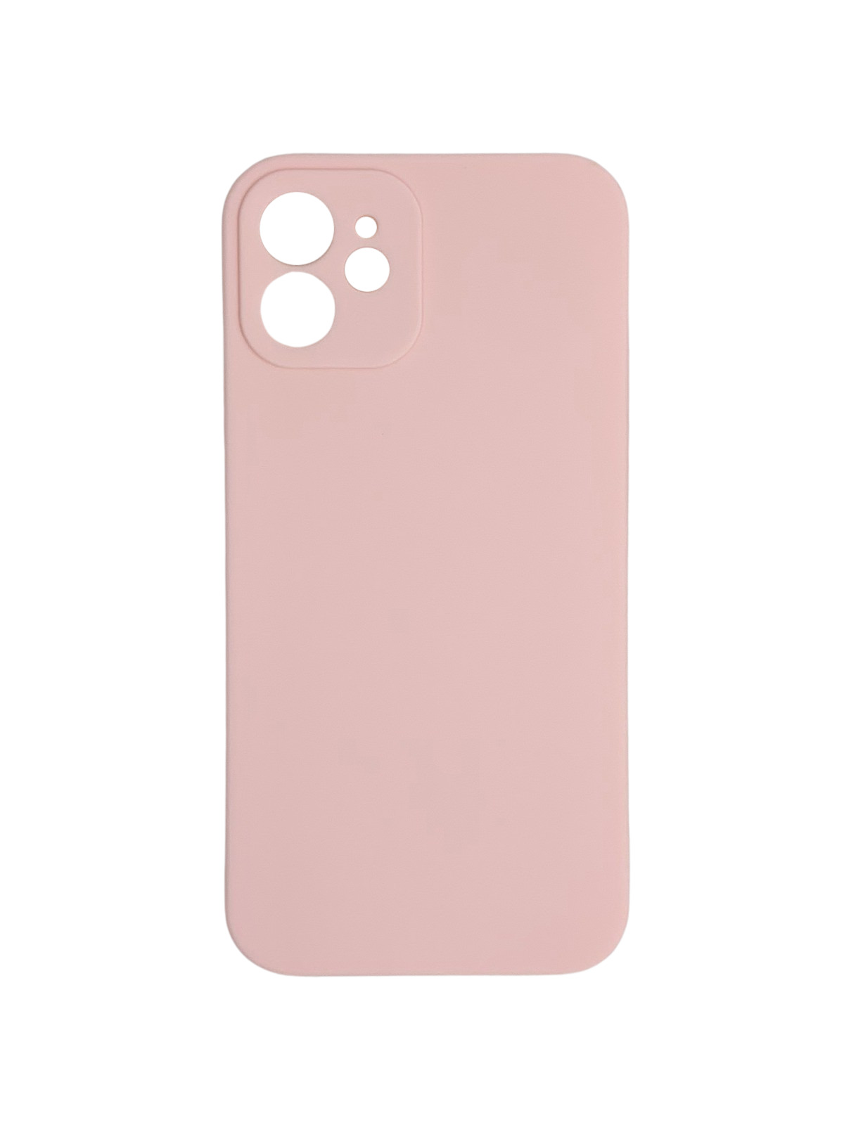 

Чехол для Apple iPhone 12, матовый розовый, Silicone case