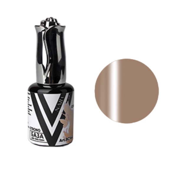 База Vogue Nails Strong Cover камуфлирующая темная бежево-розовая полупрозрачная 18 мл