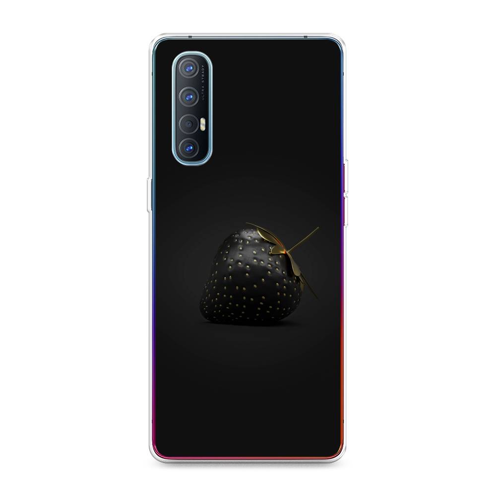 

Чехол Awog на Oppo Reno 3 Pro "Черная клубника", Разноцветный, 252550-10