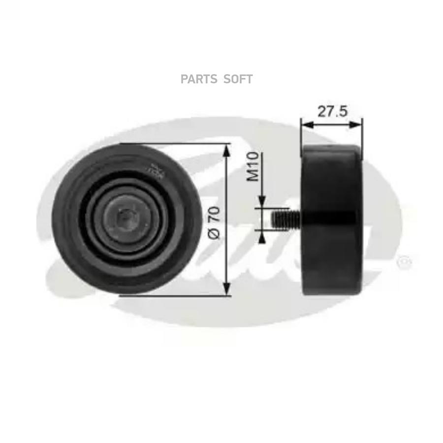 

Ролик Обводной Приводного Ремня Gates T36206 Gates арт. T36206