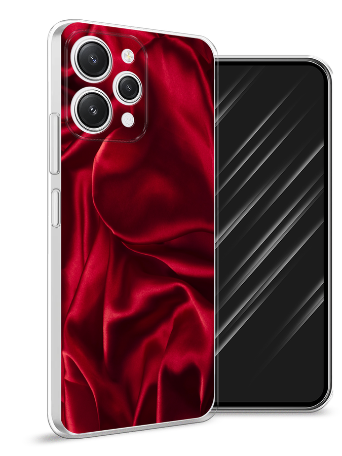 

Чехол Awog на Xiaomi Redmi 12 "Текстура красный шелк", 319250-3