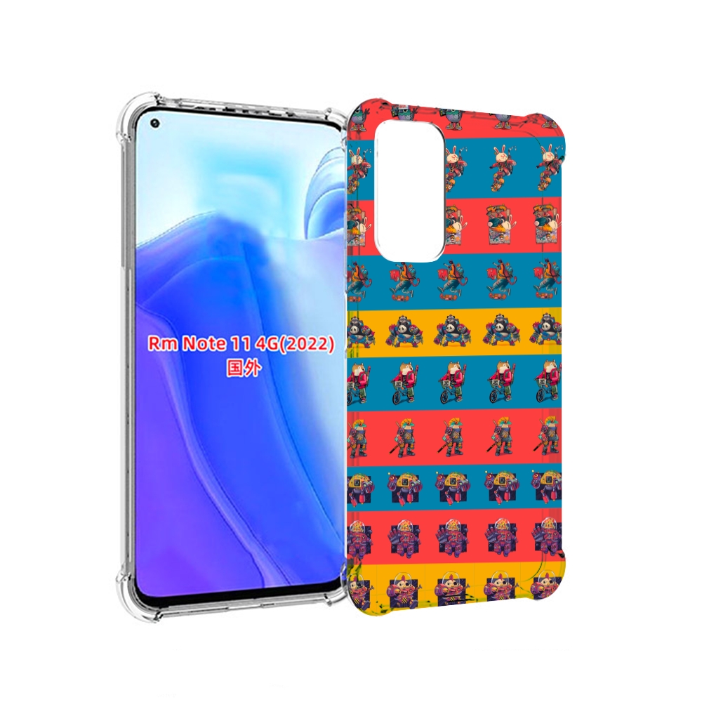

Чехол MyPads много стикеров для Xiaomi Redmi Note 11 4G ( Глобальная версия ), Tocco