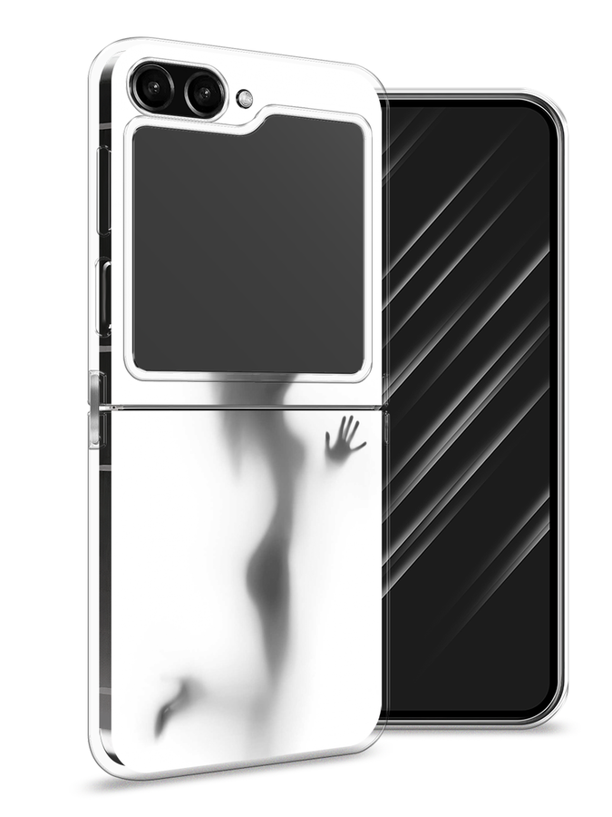 

Чехол Awog на Samsung Galaxy Z Flip 5 "Стекло в душе", Белый;серый;черный, 2108350-7