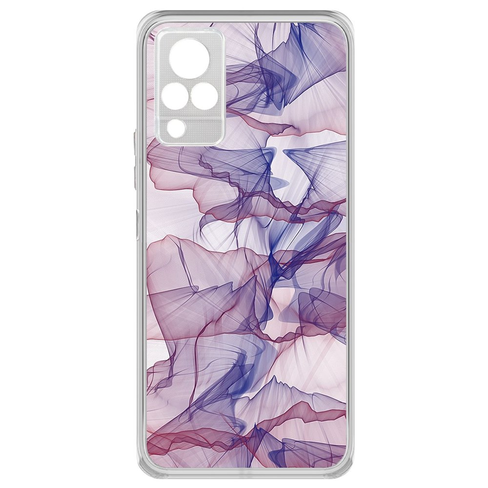 

Чехол-накладка Krutoff Clear Case Абстракт 15 для Vivo V21, Прозрачный