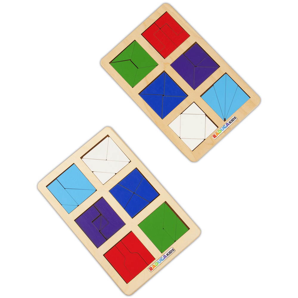 фото Логическая игра "сложи квадрат", б.п. никитин, уровень 2 raduga kids