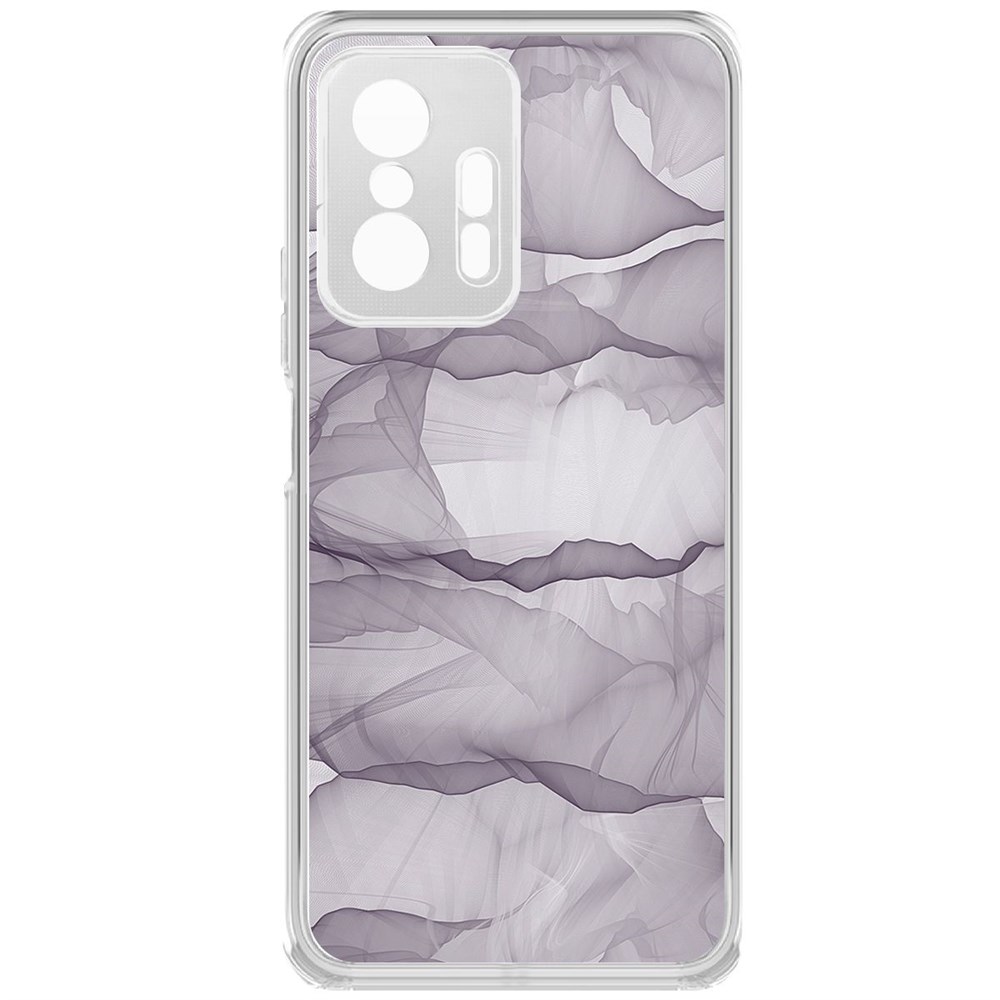 

Чехол-накладка Krutoff Clear Case Абстракт 1 для Xiaomi 11T, Прозрачный