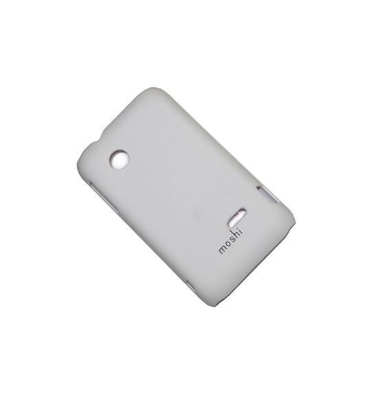 

Чехол Sony ST21i, ST21i2 (Xperia Tipo) пластик прорезиненный Moshi Case Soft Touch белый