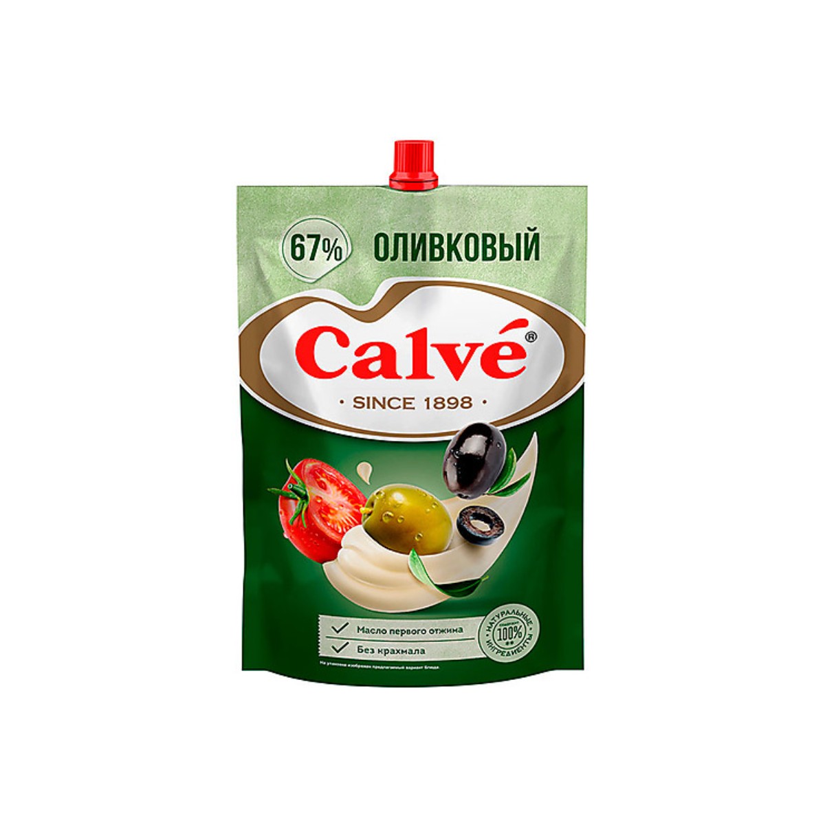 Майонез Calve Оливковый 67%, 2 шт по 700 г