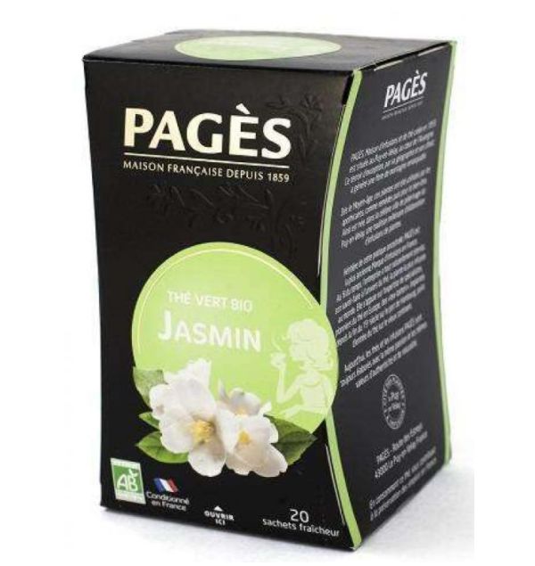 

Чай зеленый Pages жасмин пакетированный 20х1,8 г