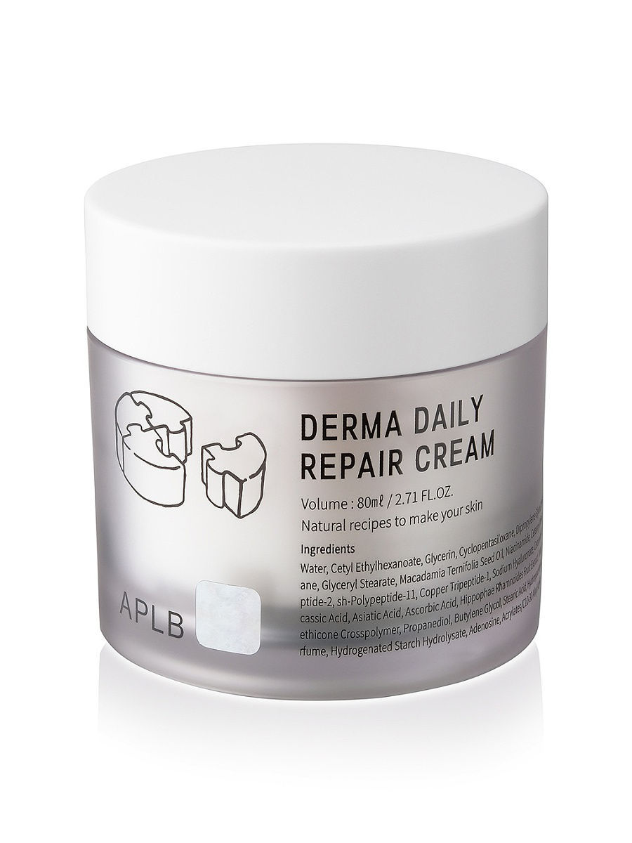 

Крем для лица APLB, Восстанавливающий центелла азиатская, DERMA DAILY REPAIR CREAM, 80мл, APLB_13