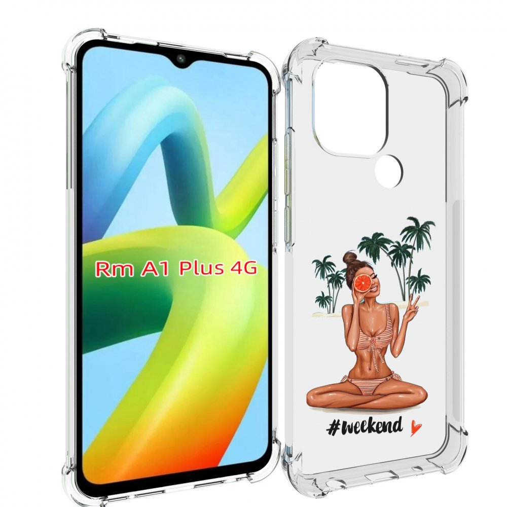 

Чехол MyPads Weekend для Xiaomi Redmi A1 Plus +, Прозрачный, Tocco