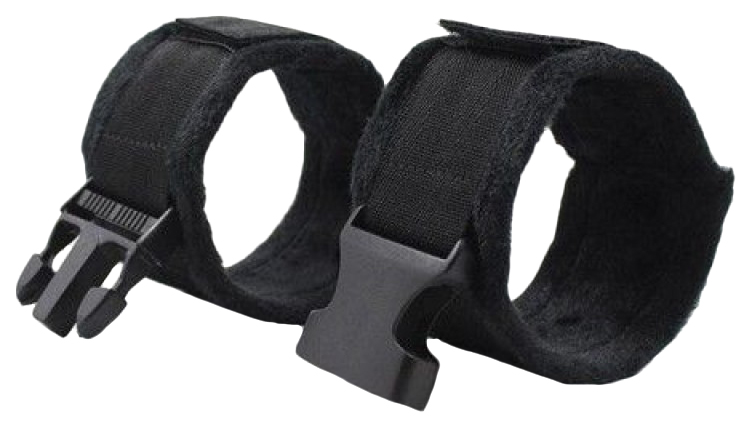 KISSEXPO Мягкие наручники для фиксации на липучках