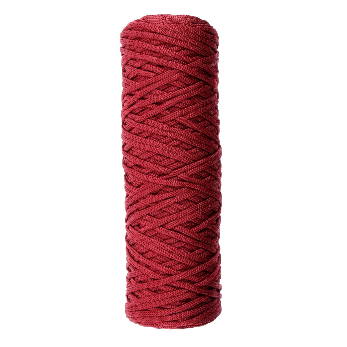 Шнур для вязания Softino Классика, полиэфир 3 мм х 100 м, 160 вишневый