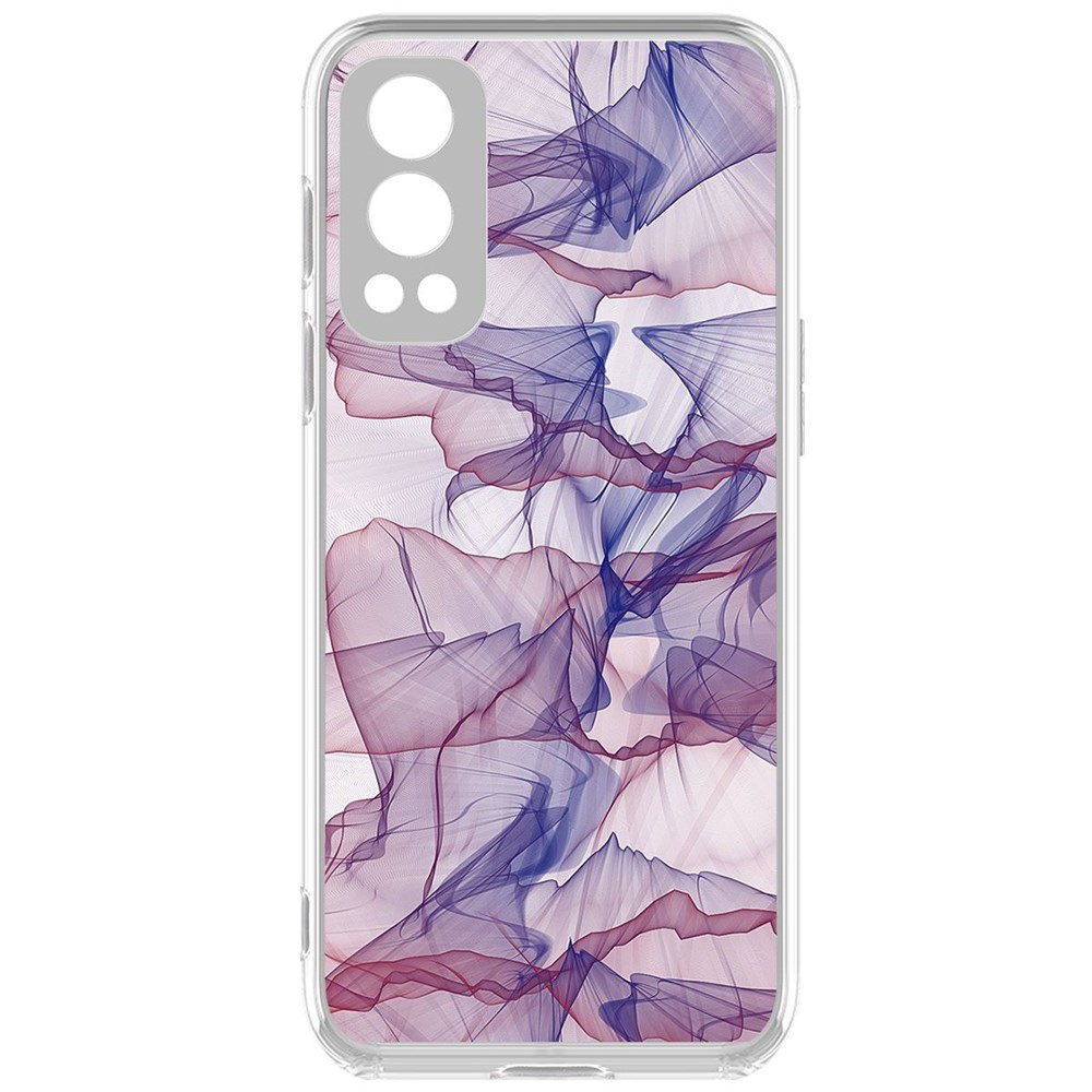 

Чехол-накладка Krutoff Clear Case Абстракт 15 для OnePlus Nord 2 5G, Прозрачный