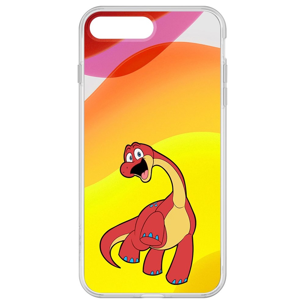 

Чехол-накладка Krutoff Clear Case Хаги Ваги - Брон для iPhone 7 Plus, Прозрачный