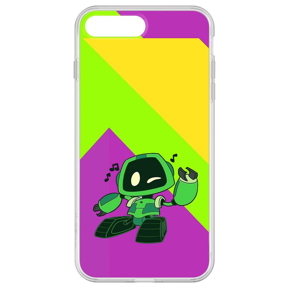 

Чехол-накладка Krutoff Clear Case Хаги Ваги - Буги-бот для iPhone 7 Plus, Прозрачный