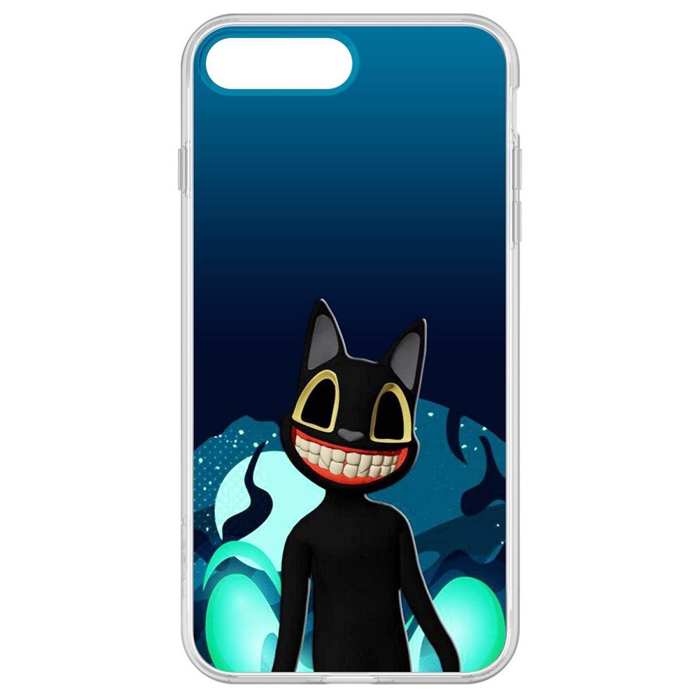 

Чехол-накладка Krutoff Clear Case Хаги Ваги - Картун Кэт для iPhone 7 Plus, Прозрачный