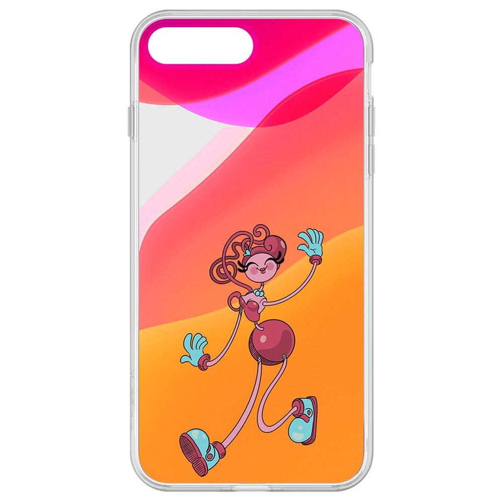 

Чехол-накладка Krutoff Clear Case Хаги Ваги - Мама Длинные Ноги для iPhone 7 Plus, Прозрачный
