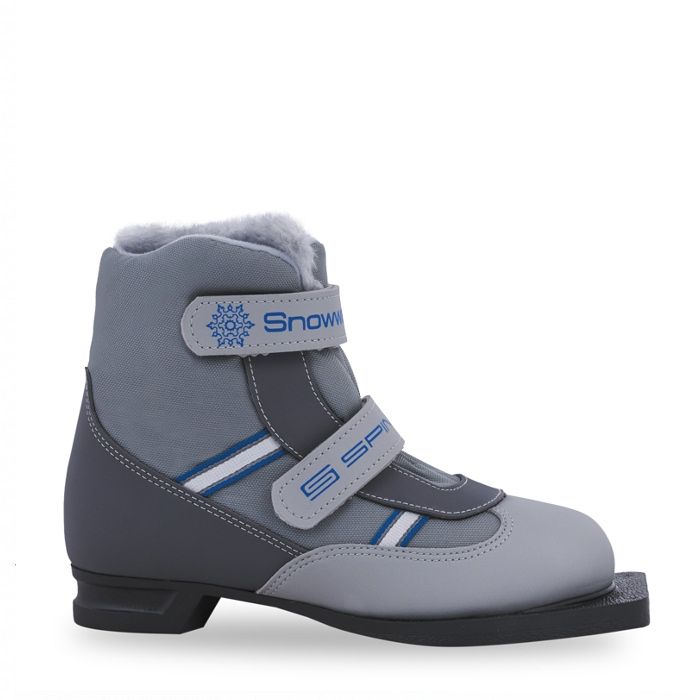 Лыжные ботинки SPINE NN75 Kids Velcro/Baby (104) (серый) (38)