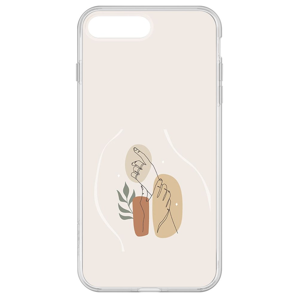 

Чехол-накладка Krutoff Clear Case Тонкость для iPhone 7 Plus, Прозрачный