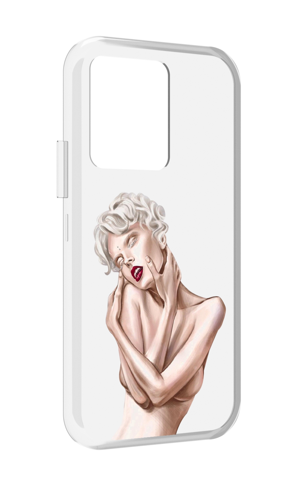 

Чехол MyPads Мигера женский для Vivo iQOO 10, Прозрачный, Tocco