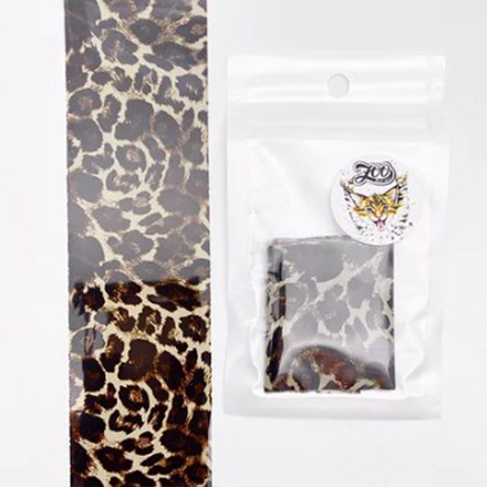 

Фольга переводная Zoo Nail Art Леопард №1597, Разноцветный