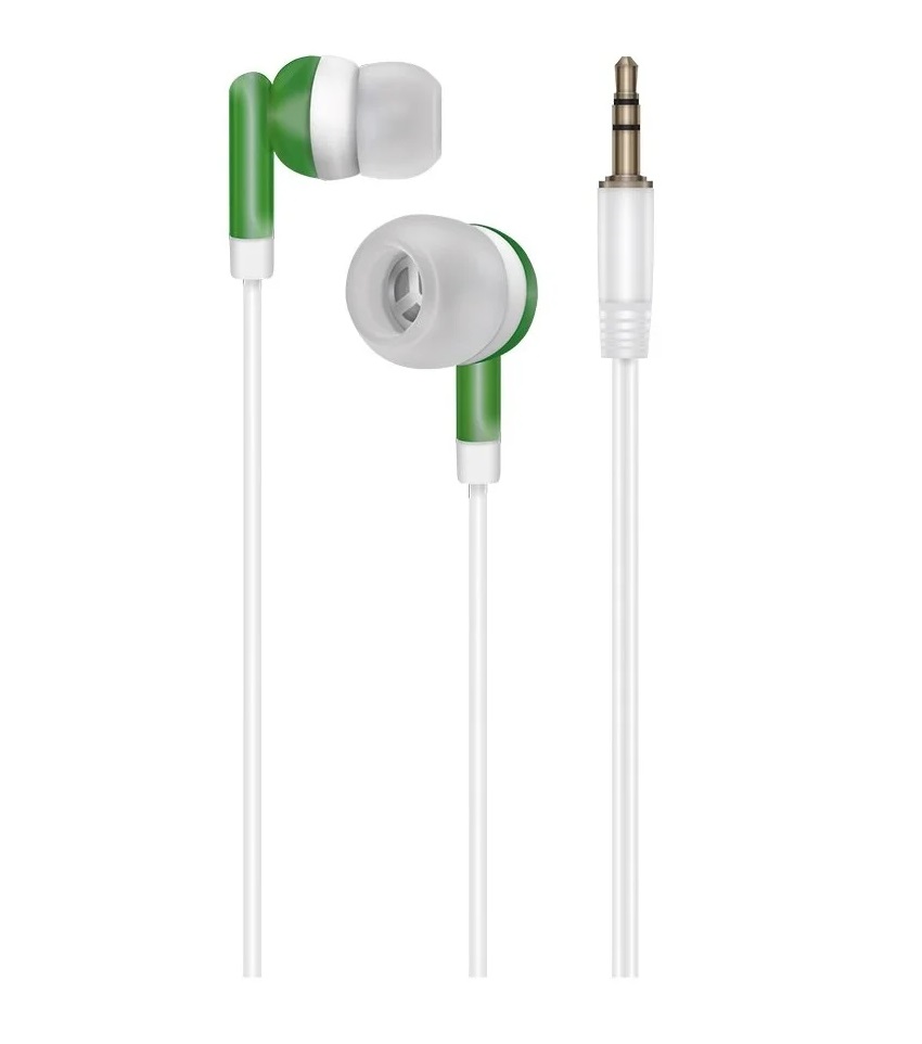 

Наушники OXION Simple EPO104, вакуумные, 92 дБ, 32 Ом, 3.5 мм, 0.95 м, зеленые