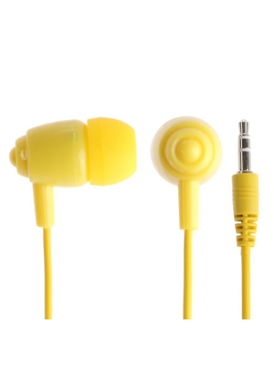 

Проводные наушники Perfeo Yellow (Р00002529)