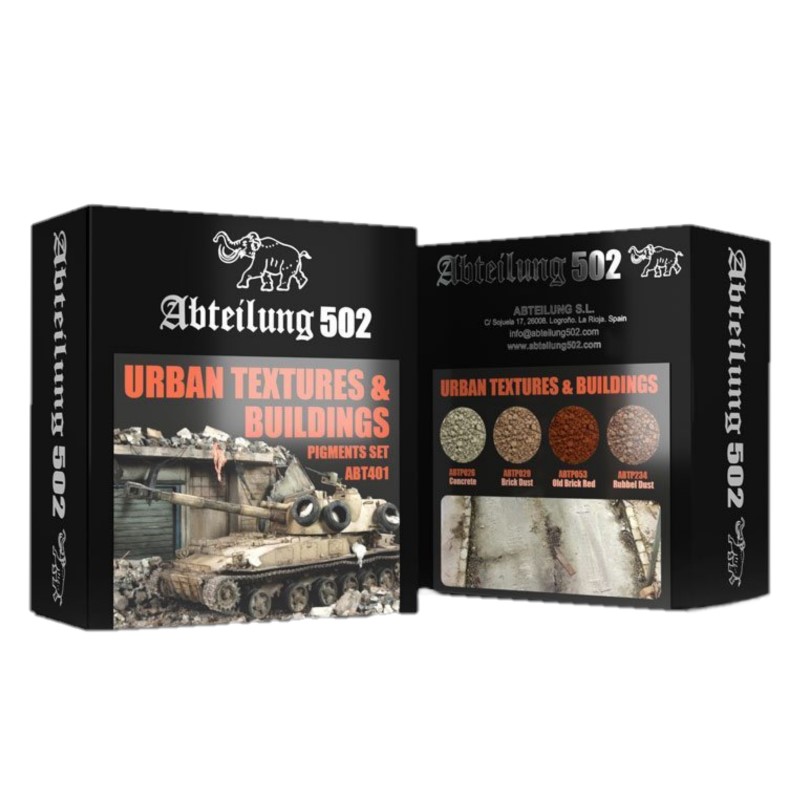 

ABT401 Набор пигментов URBAN TEXTURES BUILDINGS - PIGMENTS SET