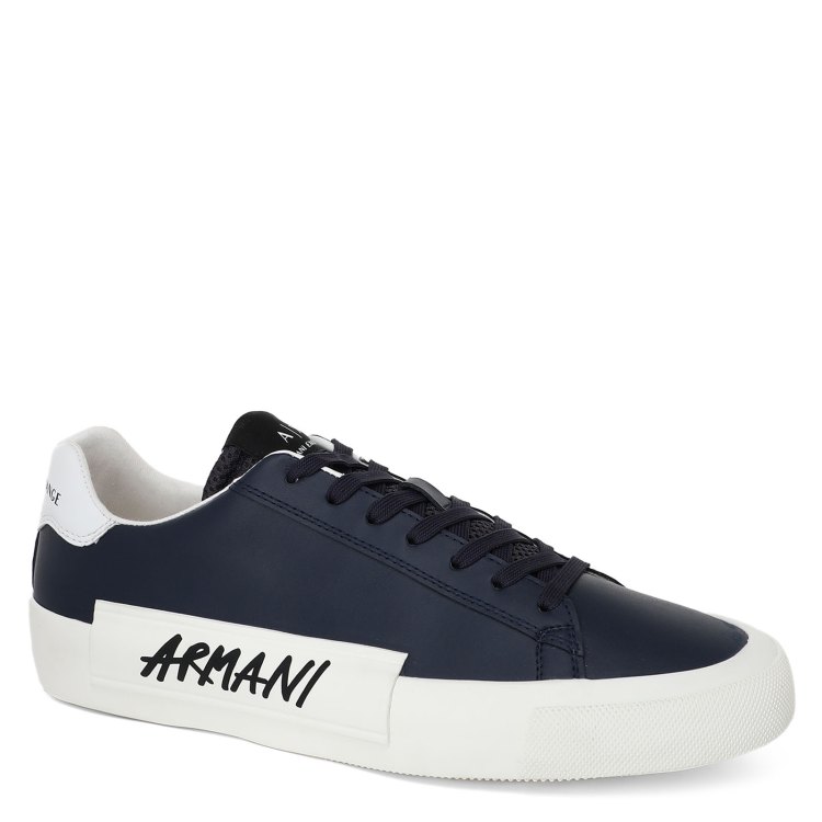 

Кеды мужские Armani Exchange XUX164 синие 11.5 UK, XUX164