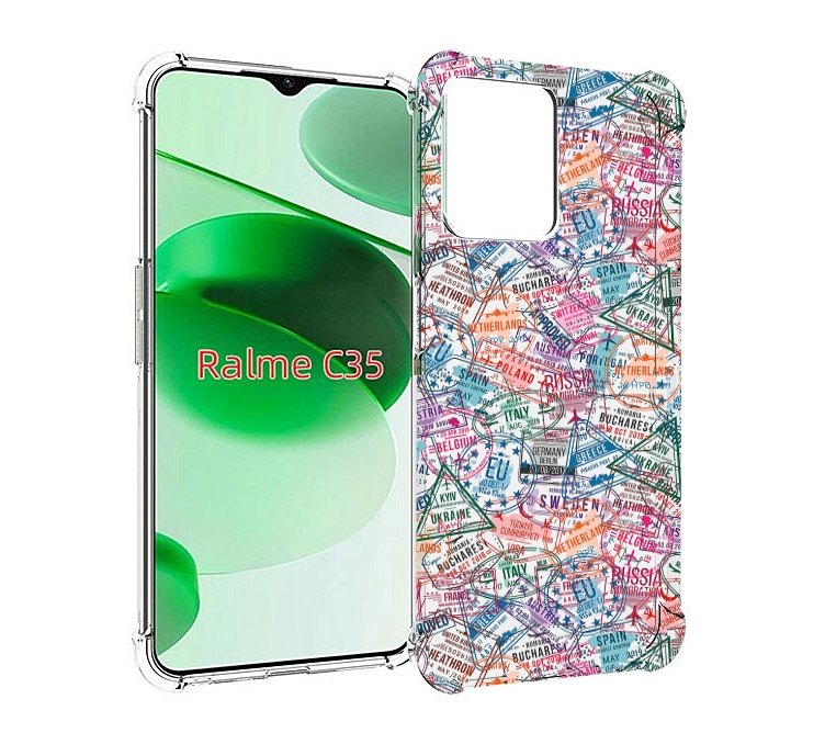 

Чехол MyPads загранчехол для Realme C35 / Narzo 50A Prime, Прозрачный, Tocco