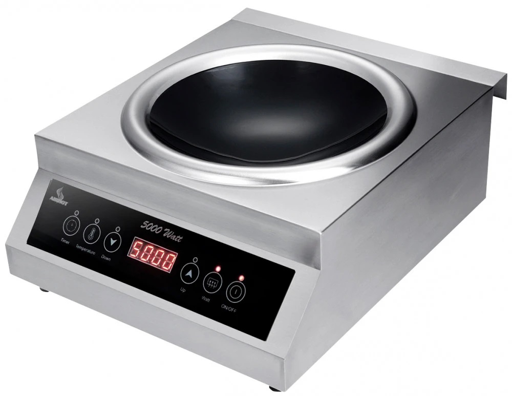 

Настольная электрическая плитка Airhot IP5000 Wok серебристый, IP5000 Wok