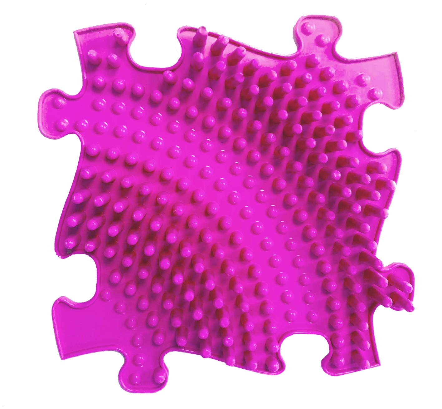 фото Модульный коврик играпол волна большой розовый