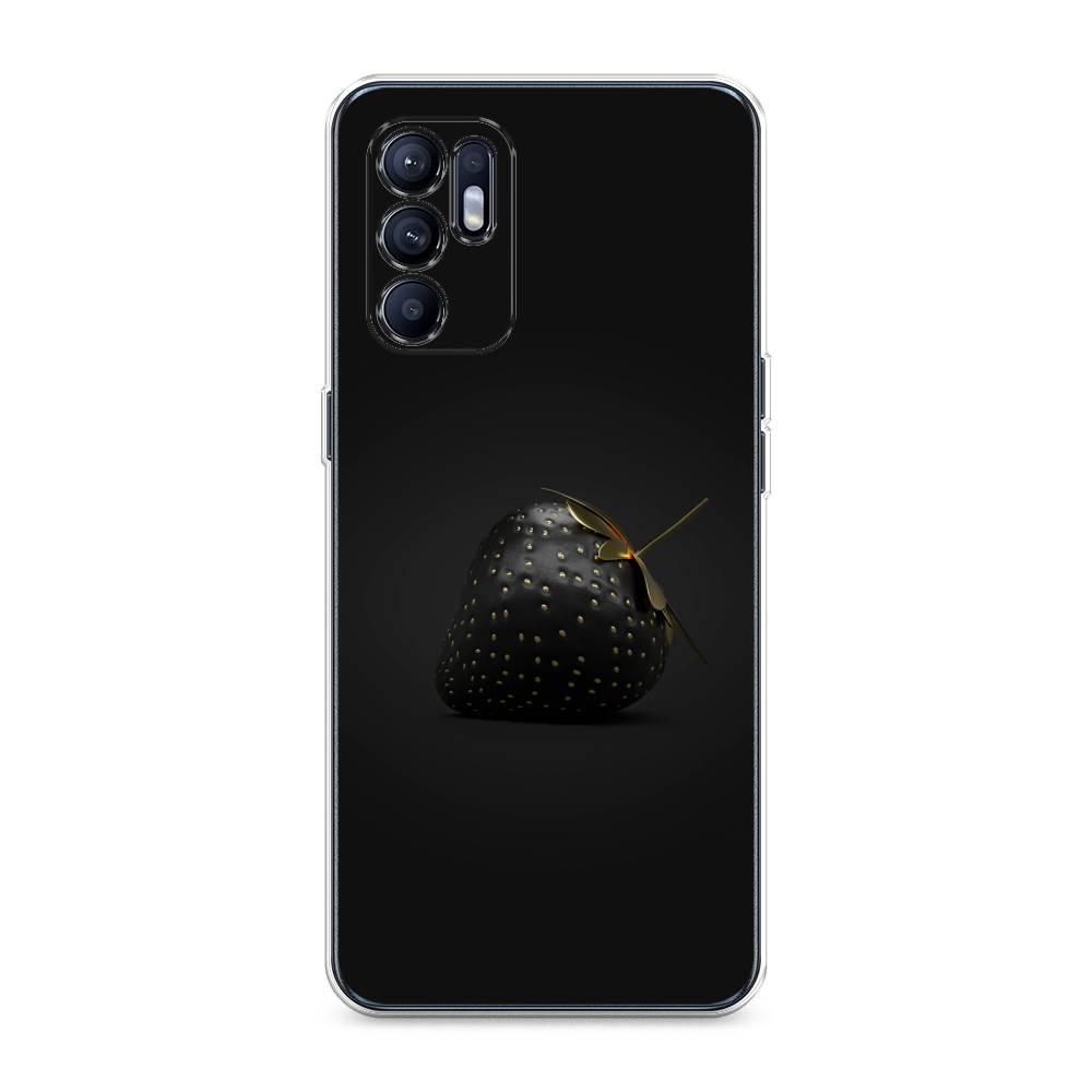 

Чехол Awog на Oppo Reno 6 4G "Черная клубника", Разноцветный, 257850-10